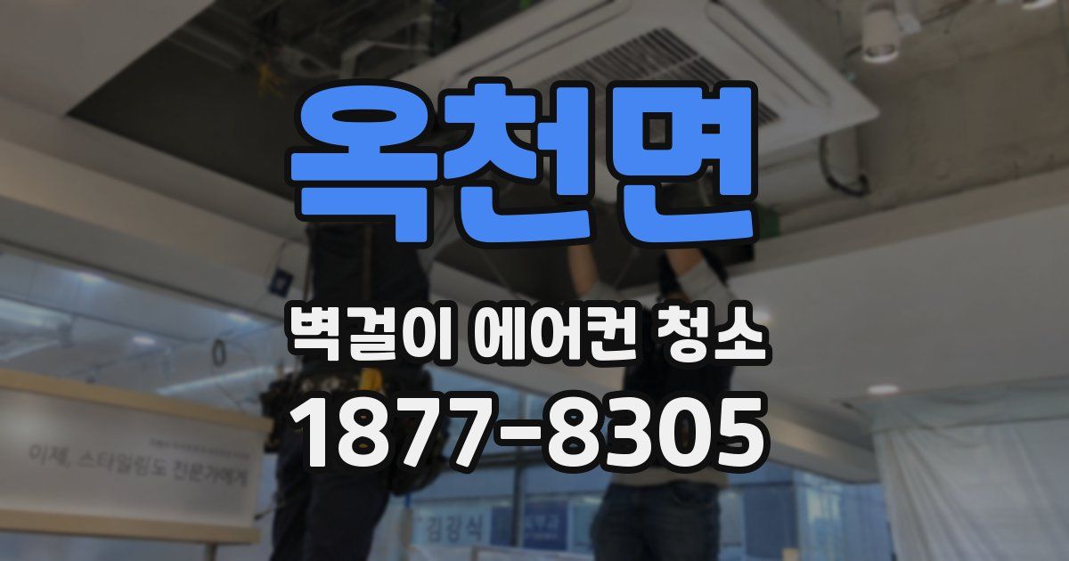 옥천면 벽걸이 에어컨 청소