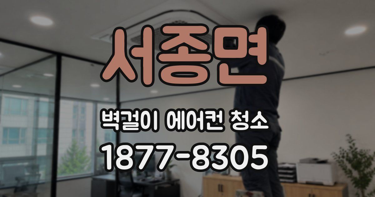 서종면 벽걸이 에어컨 청소