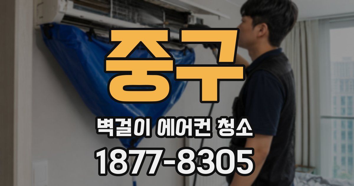 중구 벽걸이 에어컨 청소