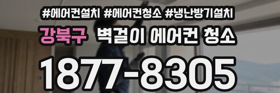 강북구 벽걸이 에어컨 청소