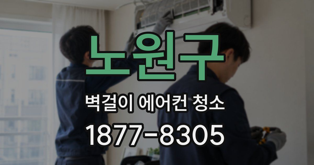 노원구 벽걸이 에어컨 청소