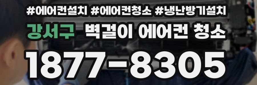 강서구 벽걸이 에어컨 청소