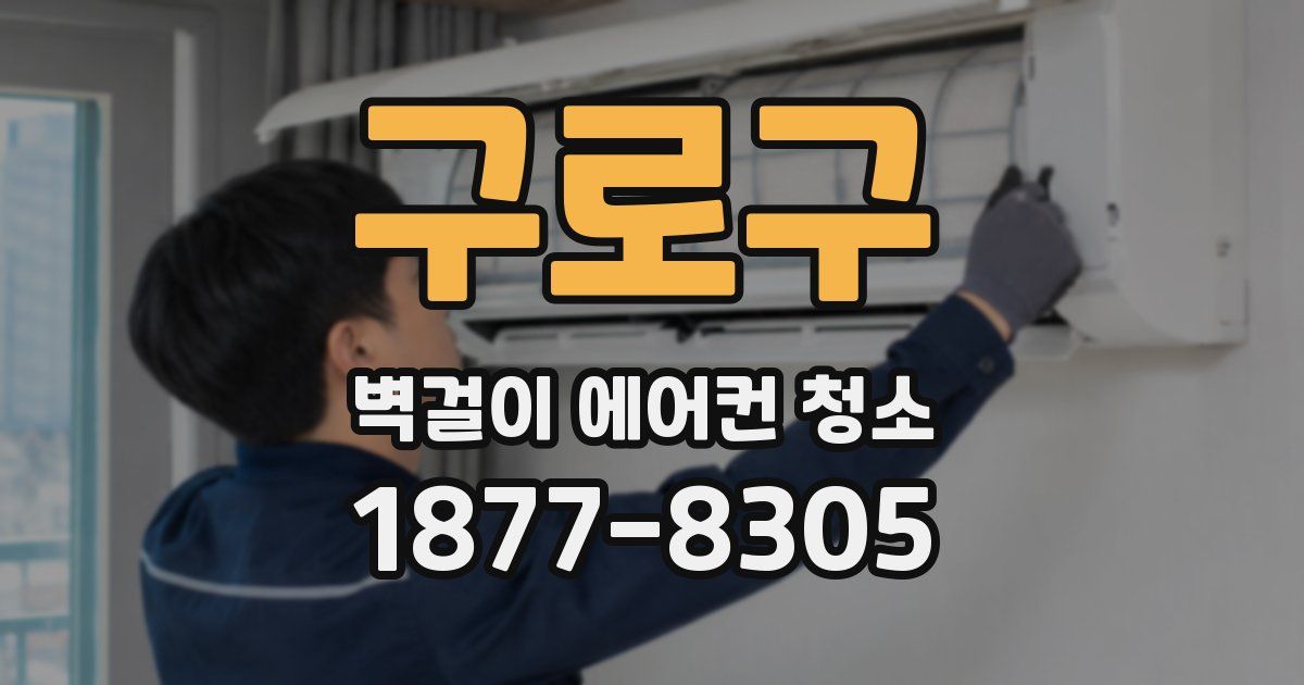 구로구 벽걸이 에어컨 청소