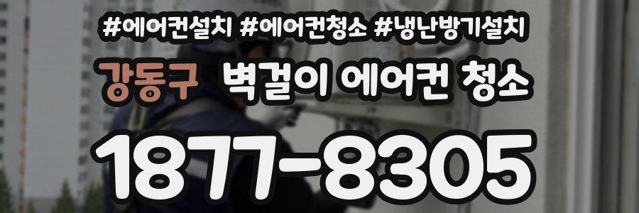 강동구 벽걸이 에어컨 청소