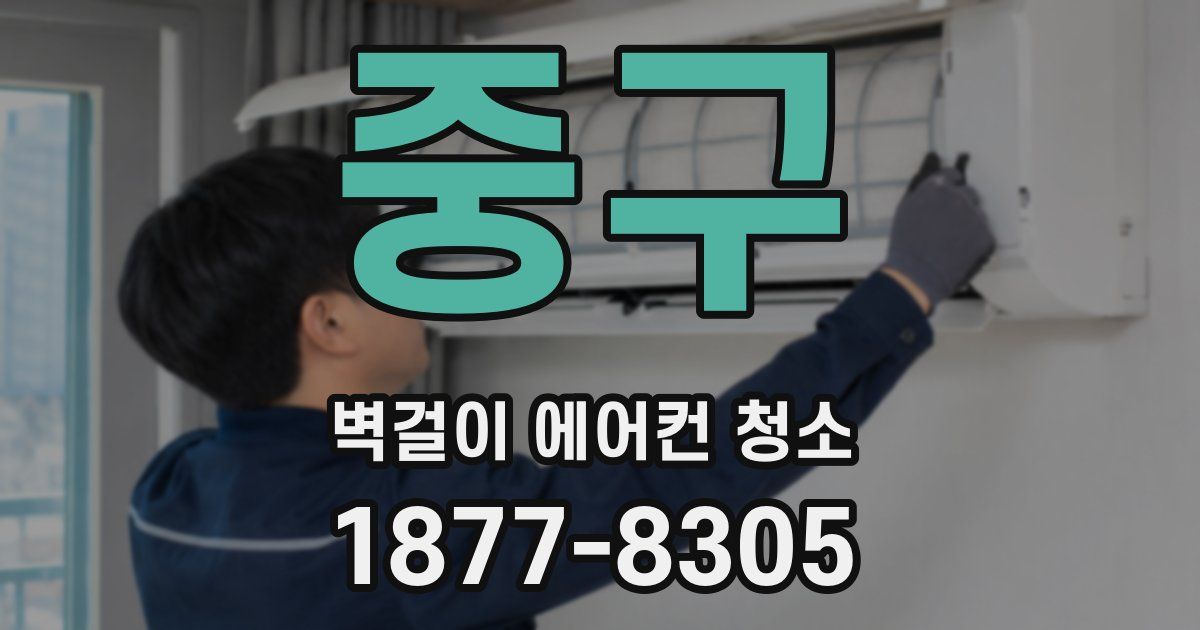 중구 벽걸이 에어컨 청소