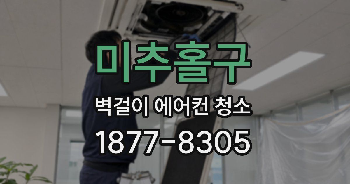 미추홀구 벽걸이 에어컨 청소