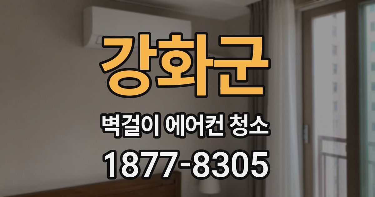 강화군 벽걸이 에어컨 청소