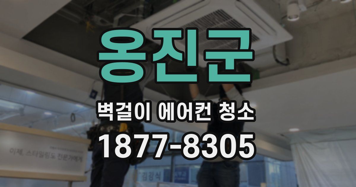 옹진군 벽걸이 에어컨 청소