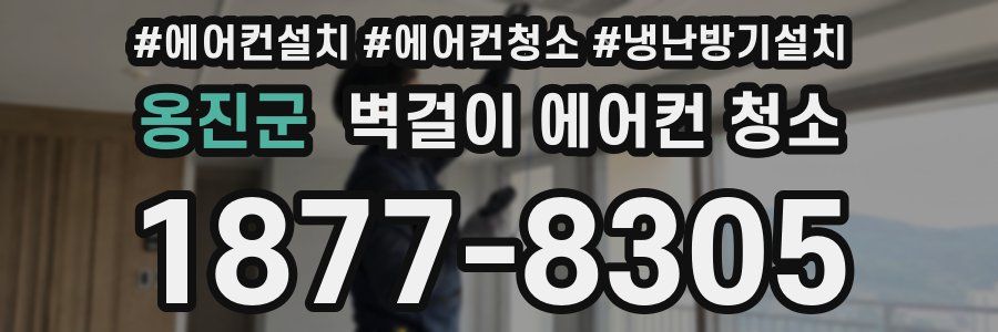 옹진군 벽걸이 에어컨 청소