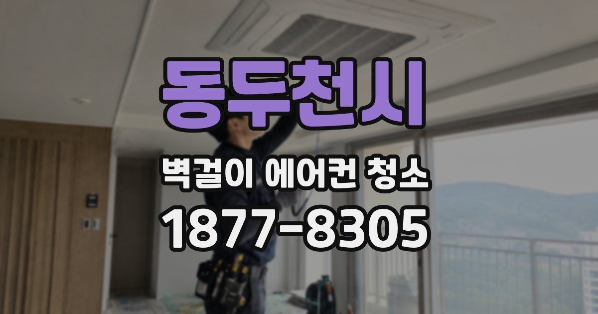 동두천시 벽걸이 에어컨 청소