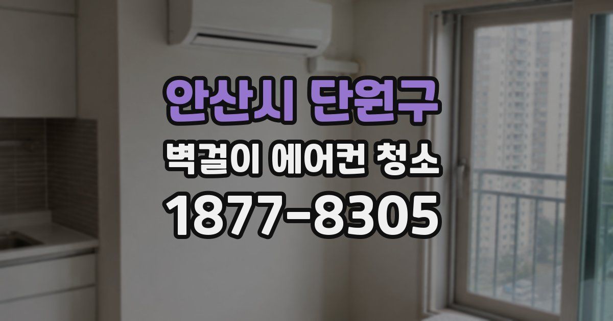 안산시 단원구 벽걸이 에어컨 청소