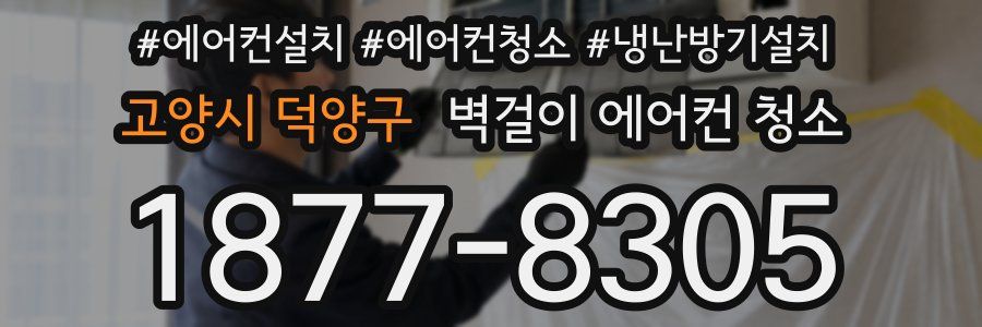 고양시 덕양구 벽걸이 에어컨 청소