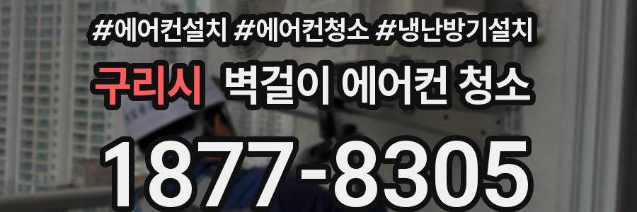 구리시 벽걸이 에어컨 청소