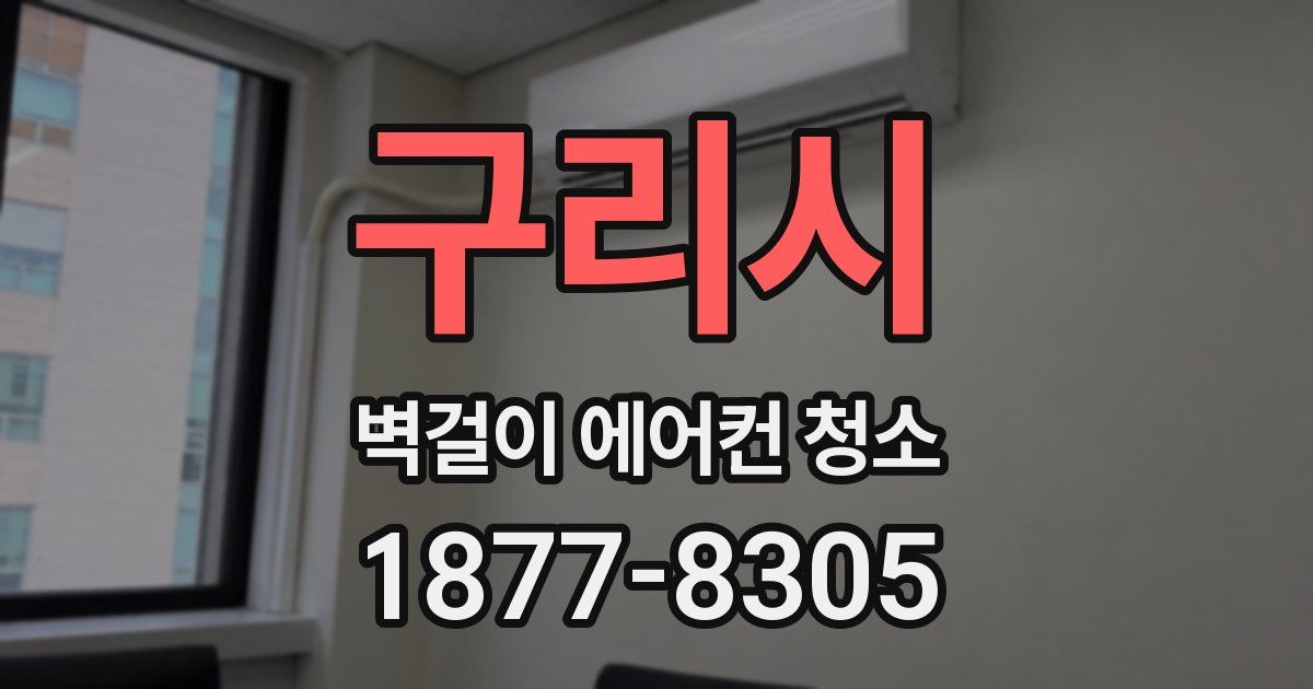 구리시 벽걸이 에어컨 청소