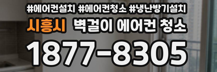 시흥시 벽걸이 에어컨 청소