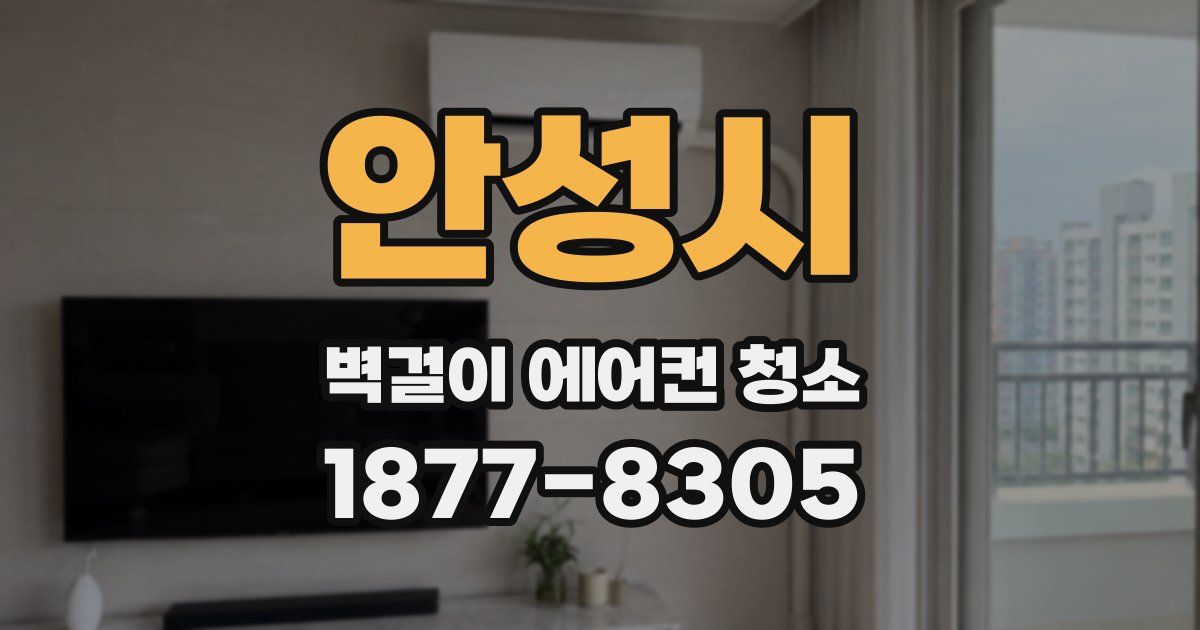 안성시 벽걸이 에어컨 청소