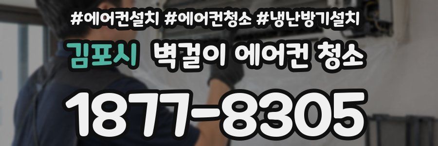 김포시 벽걸이 에어컨 청소