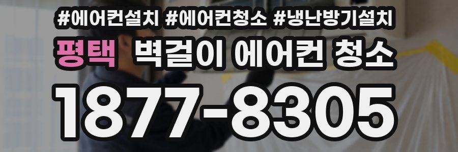 평택 벽걸이 에어컨 청소