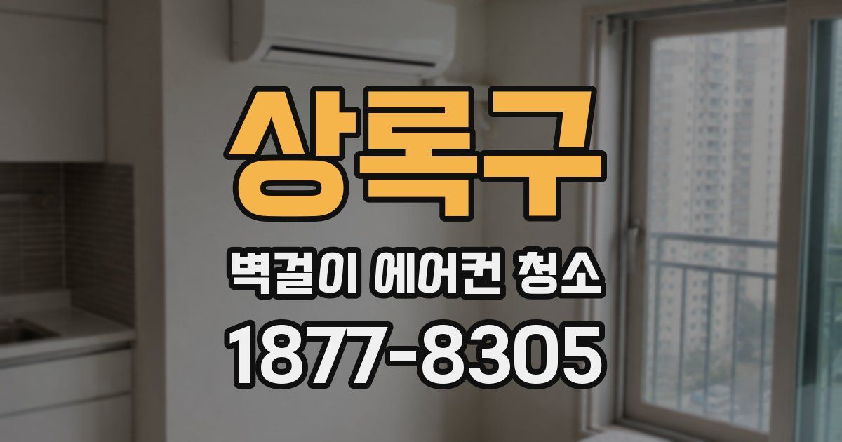 상록구 벽걸이 에어컨 청소