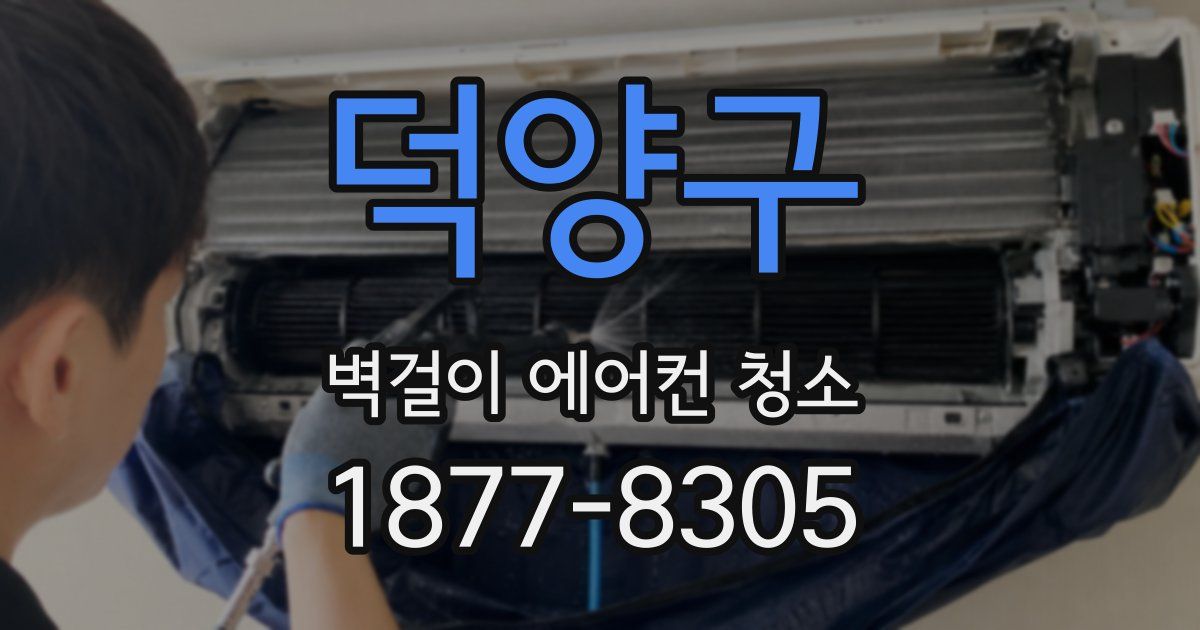 덕양구 벽걸이 에어컨 청소