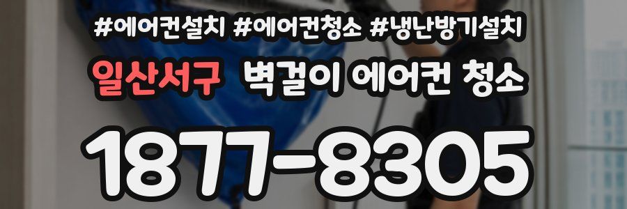 일산서구 벽걸이 에어컨 청소