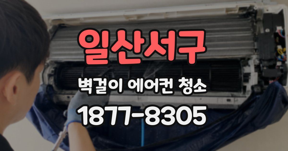 일산서구 벽걸이 에어컨 청소