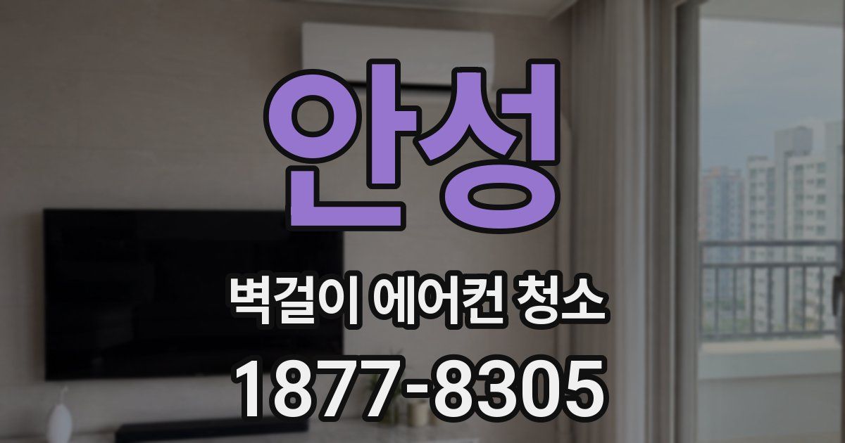 안성 벽걸이 에어컨 청소