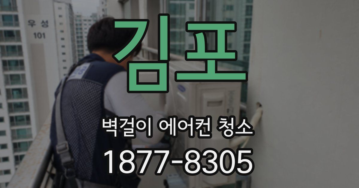 김포 벽걸이 에어컨 청소