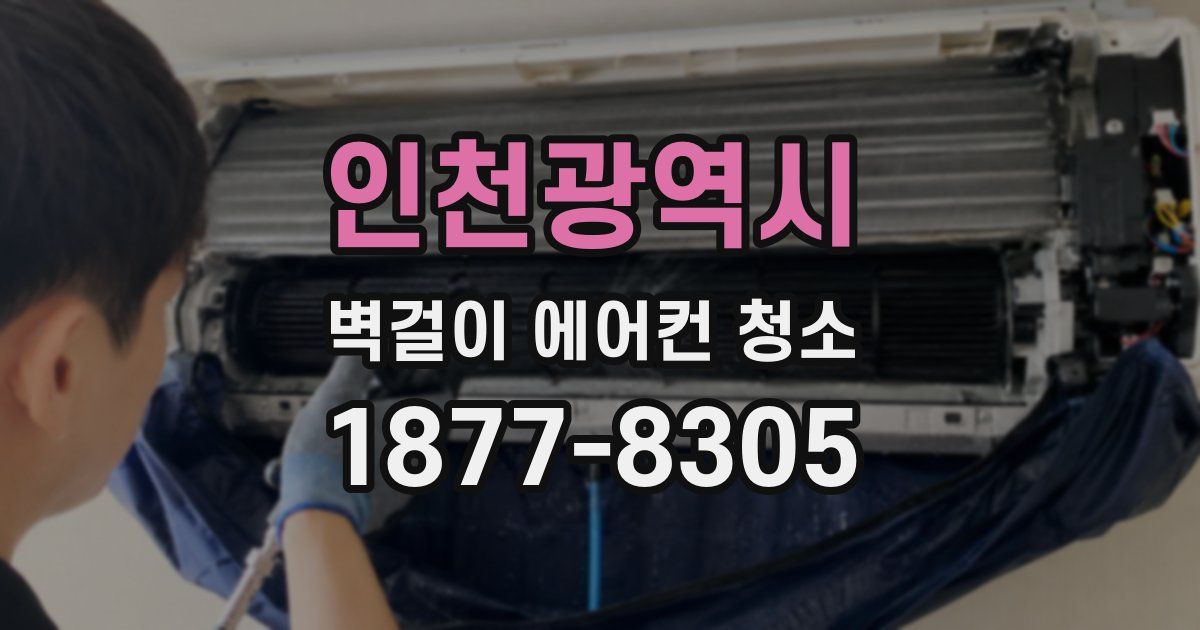 인천광역시 벽걸이 에어컨 청소