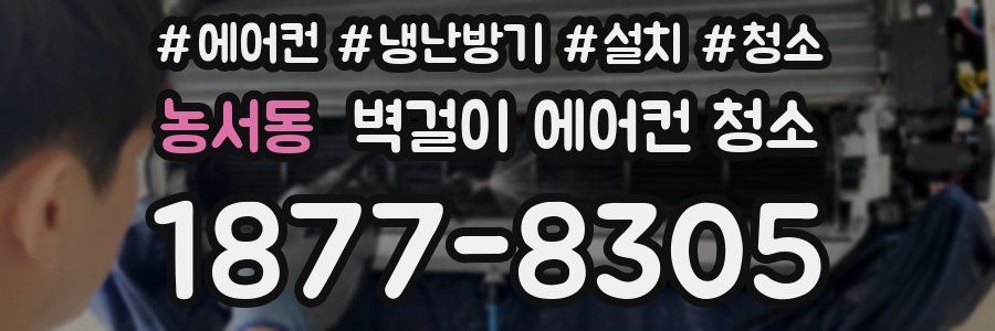 농서동 벽걸이 에어컨 청소