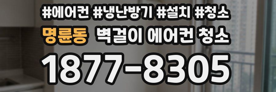 명륜동 벽걸이 에어컨 청소