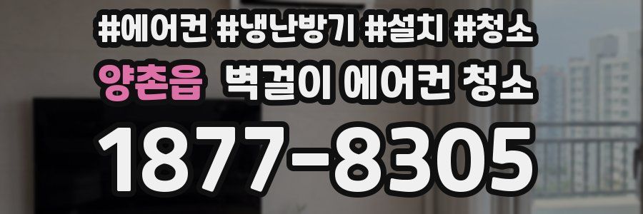 양촌읍 벽걸이 에어컨 청소