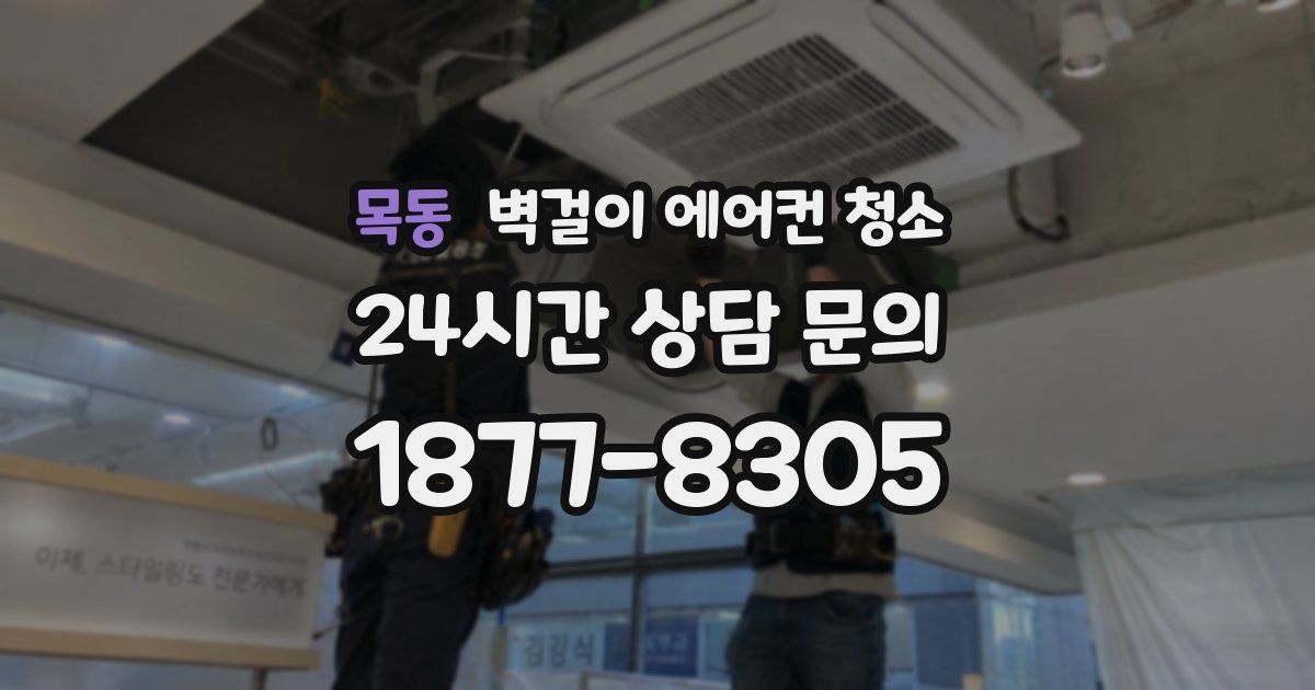 목동 벽걸이 에어컨 청소