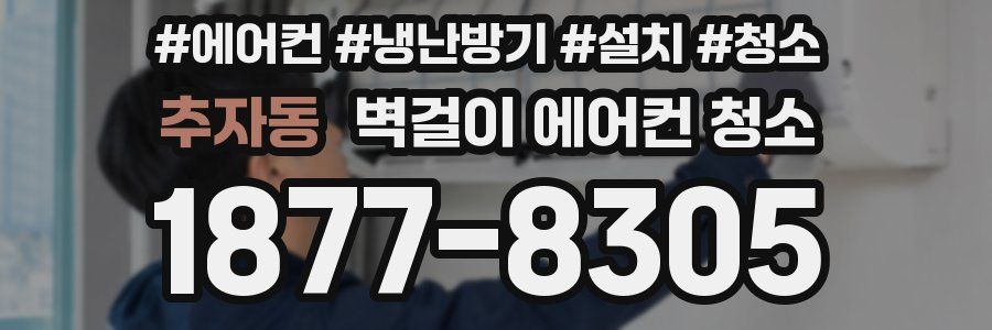추자동 벽걸이 에어컨 청소