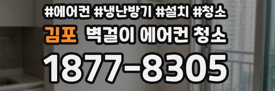 김포 벽걸이 에어컨 청소