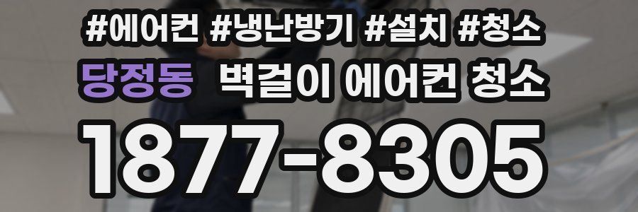 당정동 벽걸이 에어컨 청소