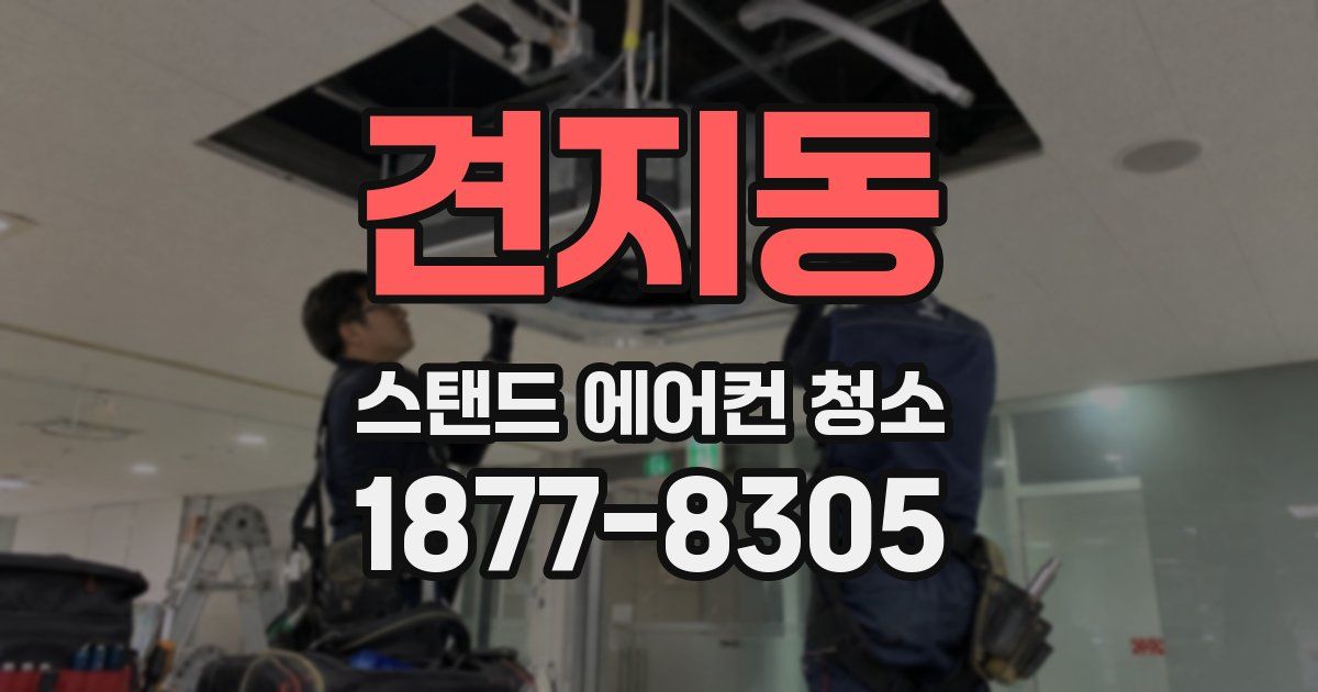 견지동 스탠드 에어컨 청소