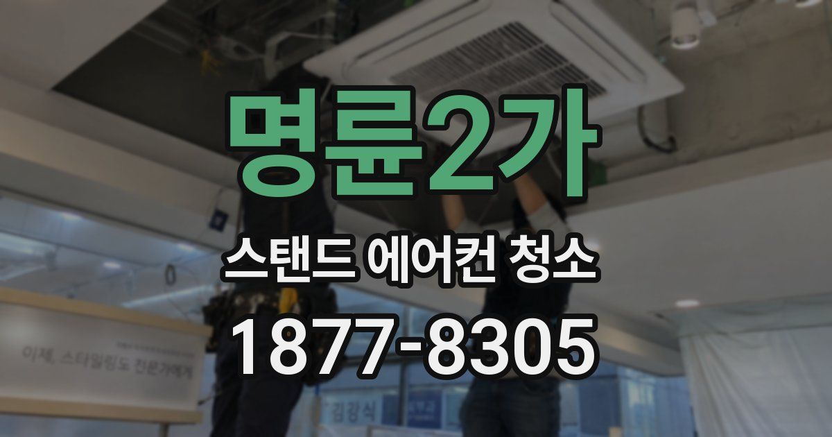 명륜2가 스탠드 에어컨 청소
