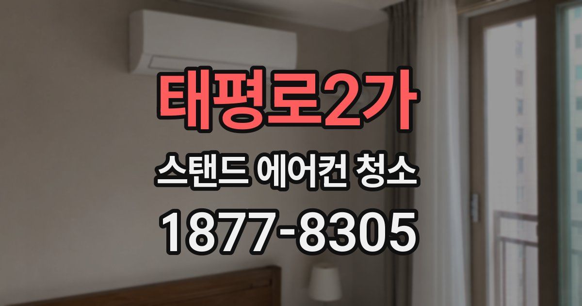 태평로2가 스탠드 에어컨 청소