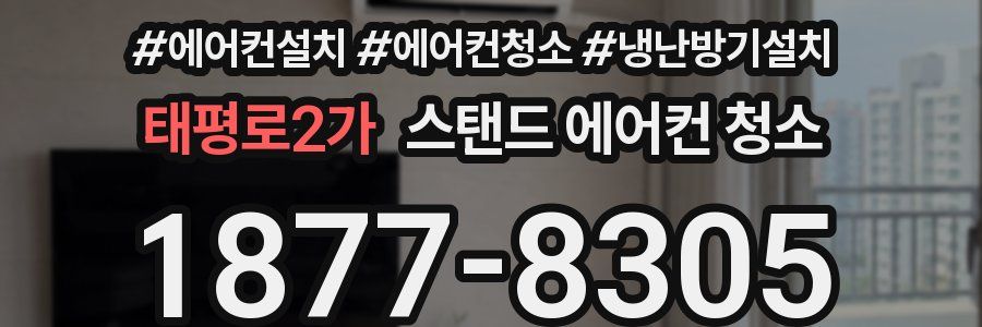 태평로2가 스탠드 에어컨 청소