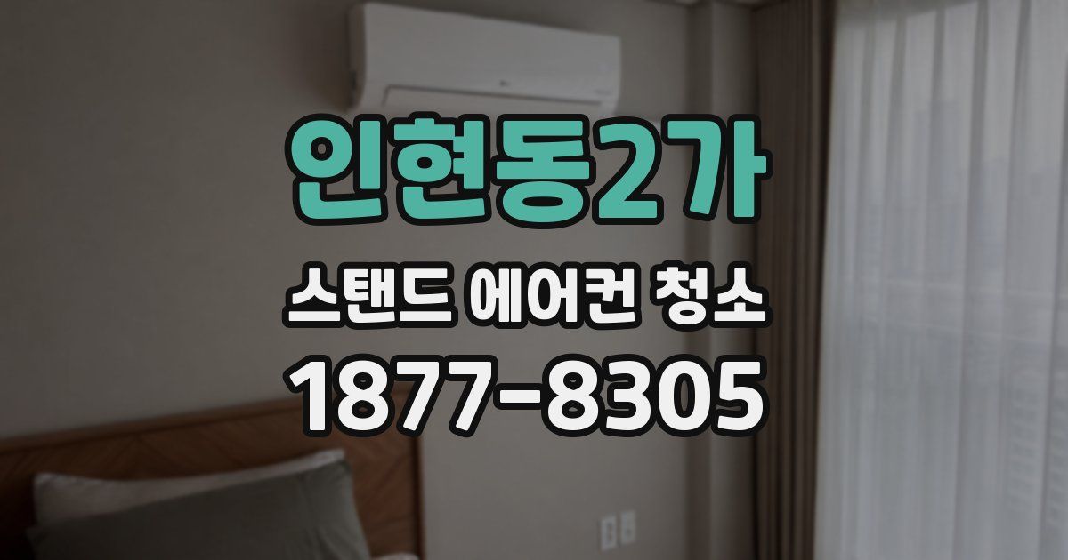 인현동2가 스탠드 에어컨 청소
