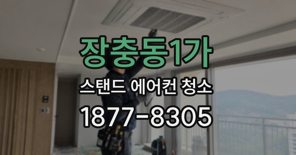장충동1가 스탠드 에어컨 청소