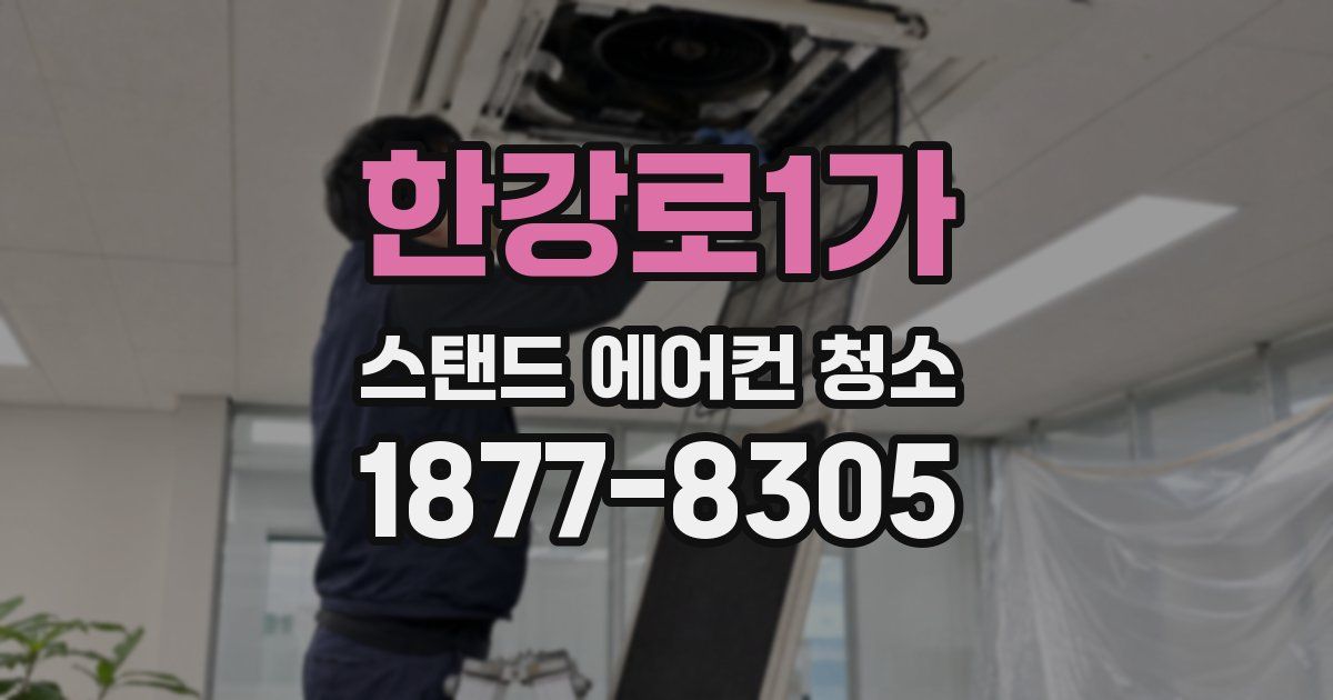 한강로1가 스탠드 에어컨 청소