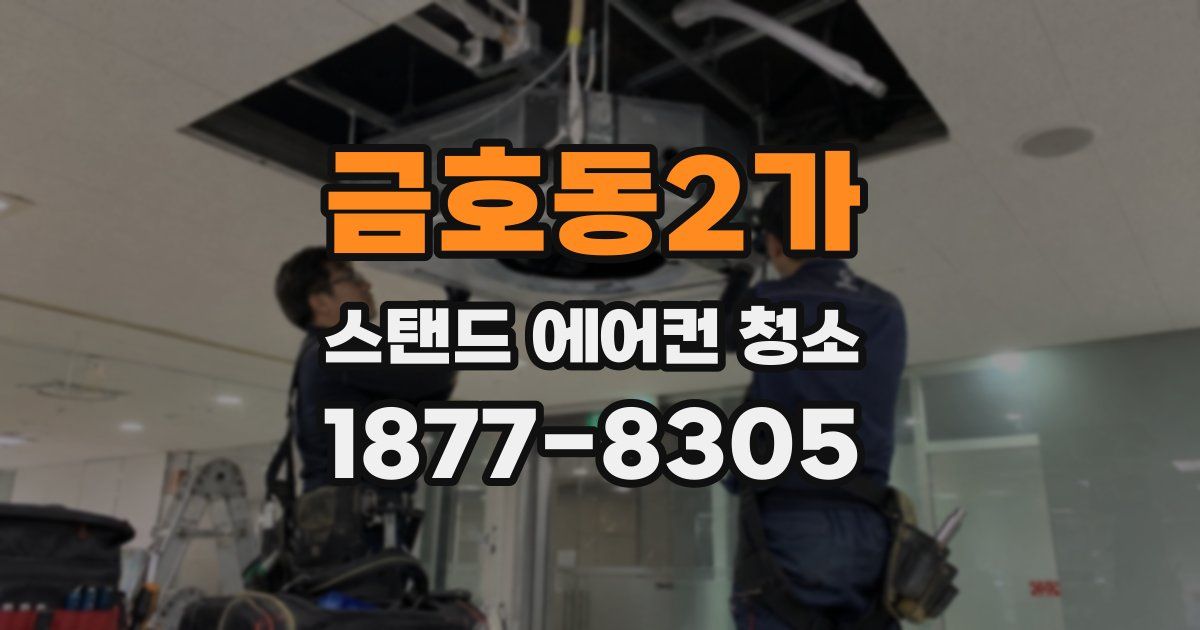 금호동2가 스탠드 에어컨 청소