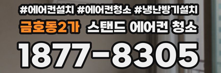 금호동2가 스탠드 에어컨 청소