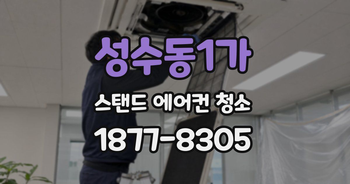 성수동1가 스탠드 에어컨 청소