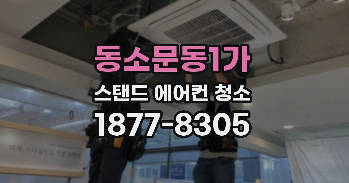 동소문동1가 스탠드 에어컨 청소