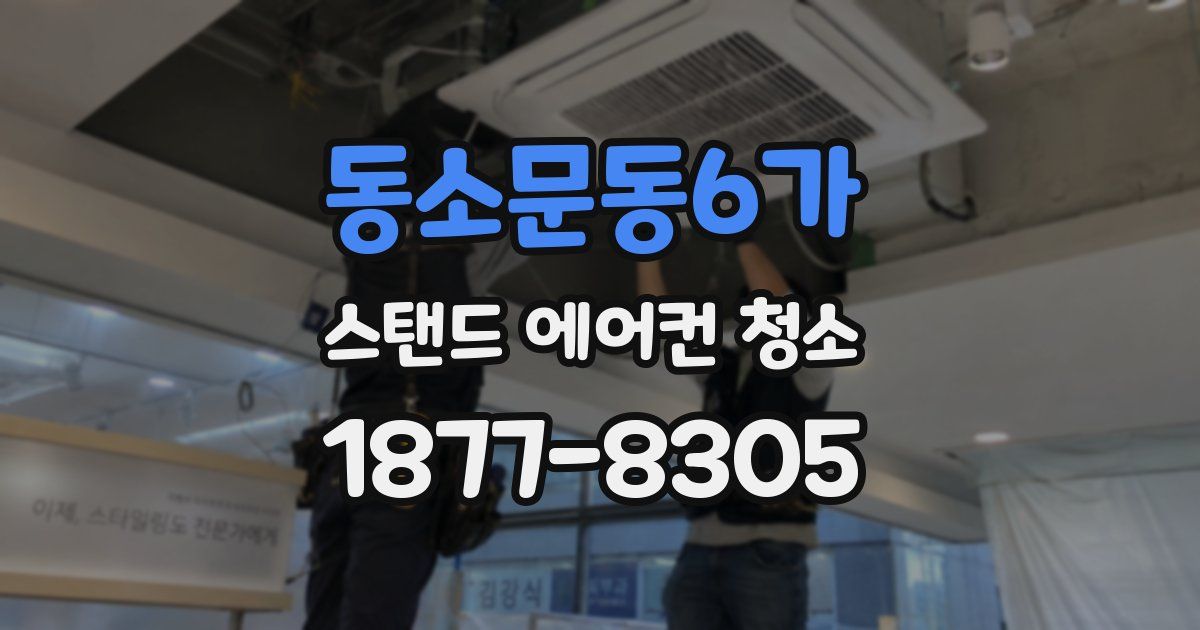 동소문동6가 스탠드 에어컨 청소