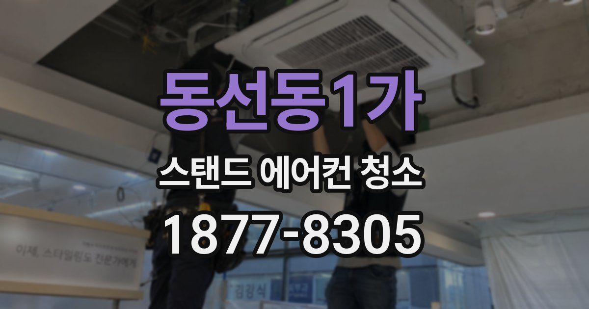 동선동1가 스탠드 에어컨 청소