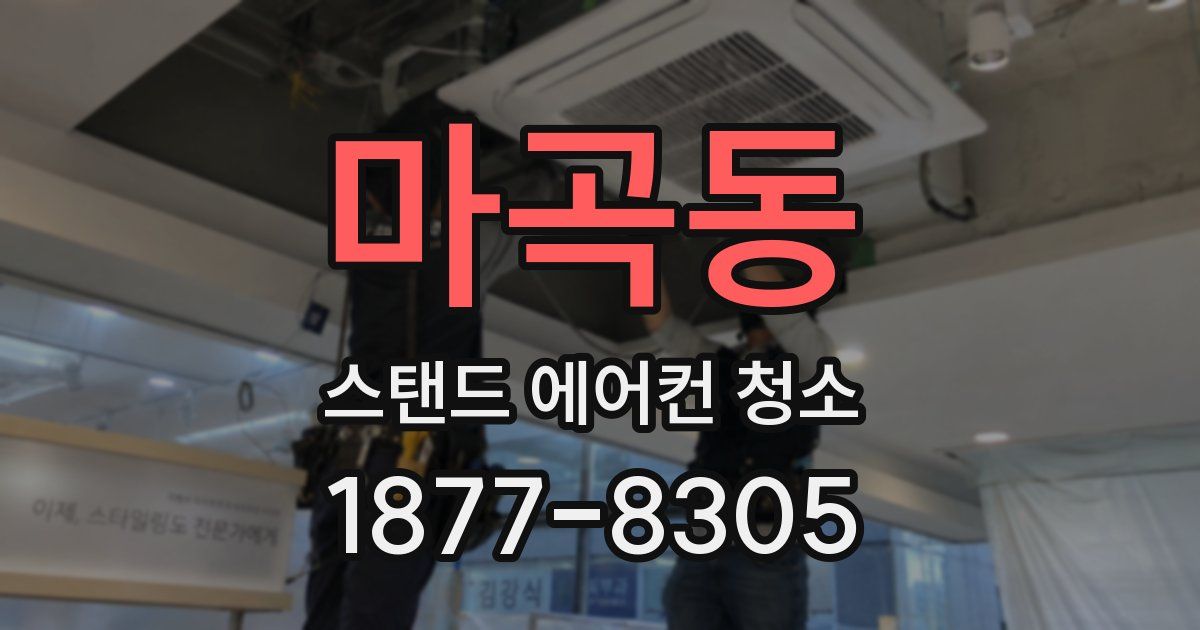 마곡동 스탠드 에어컨 청소